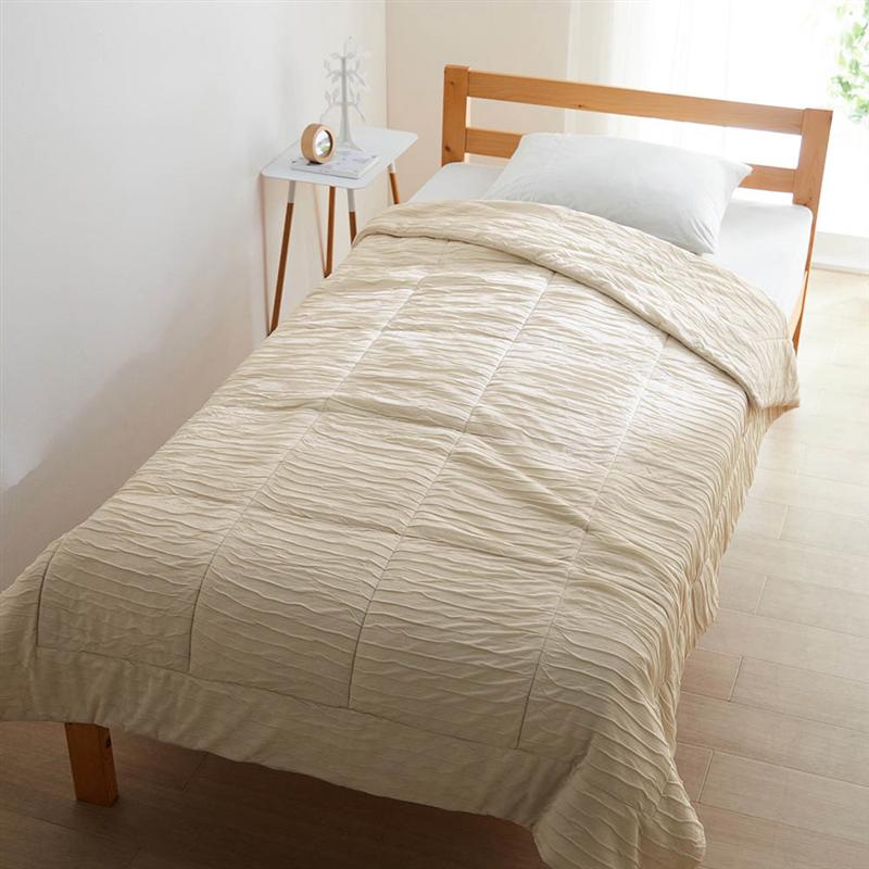 シルクわたを使った 年中使える お布団 ◇ ファブリック 寝具 キルトケット ケット ブランケット 毛布 ..