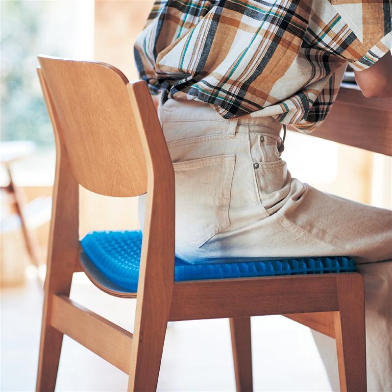 【デスクワークにオススメ】Wゲルクッション