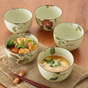 ベルメゾン 多用どんぶり「万寿花」5個セット ◇ キッチン用品 テーブルウェア 食器 皿 器 ホローウェア 新生活 ◇