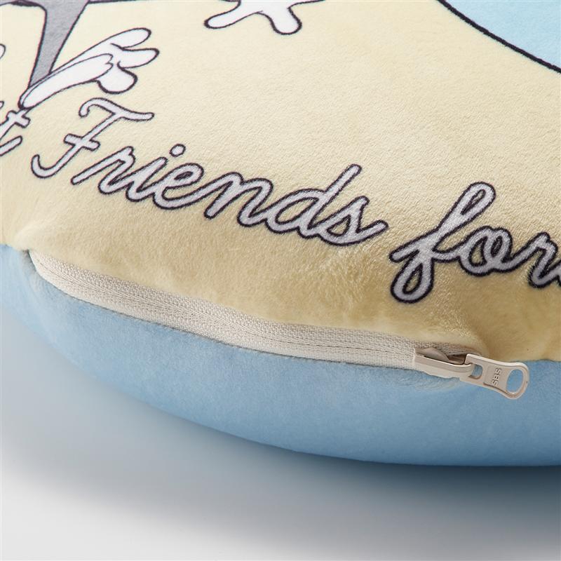 2つの形が楽しめる2wayクッション「トムとジェリー」 「2wayクッション」 