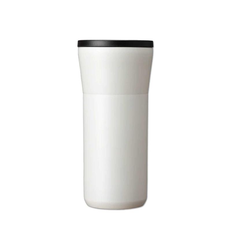 CERAMUGタンブラー＜蓋付き＞ ◆ クリームホワイト ダークグレー ◆ 