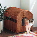 ラクラク猫トイレ Wブロック ブラウン (猫用品)