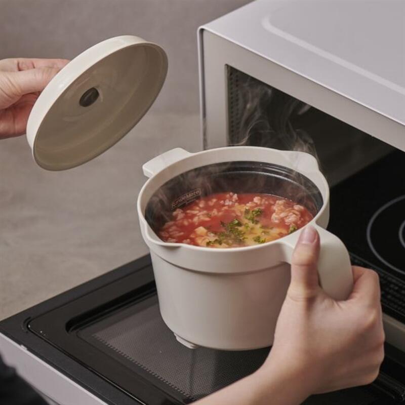 電子レンジで加熱するだけ！レンジメート マグポット | キッチン用品 調理家電 キッチン家電 家電 料理家電 台所家電 新生活 ホワイト ブラック