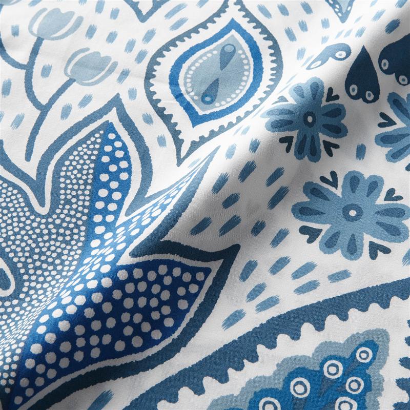 ガーブカーサ/GARBCASA 北欧デザインの綿素材を使った掛け布団カバー［日本製］ ブルー 「 ブルー マルチ 」◆ シングル ◆