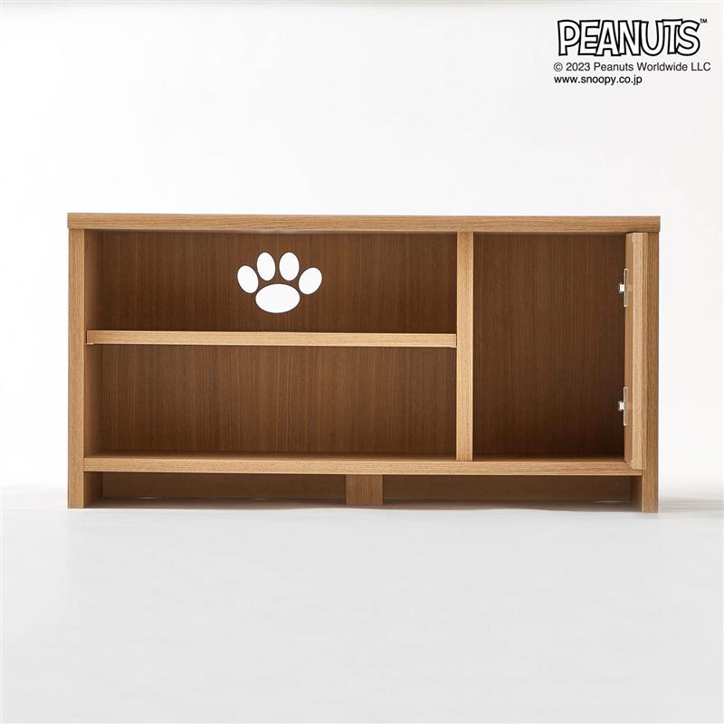 【店内ほぼ全品P10倍!~11/27(木) 01:59】 コンパクトテレビ台 「スヌーピー」 ◆ 80cm ◆ 