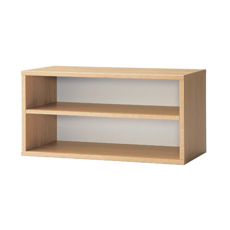 【10%OFF! 9/3 20:00-9/11 1:59】ユニットシェルフ ◆ Eタイプ・ディスプレイラック／Fタイプ・マガジンラック 幅80cm 高さ40cm 