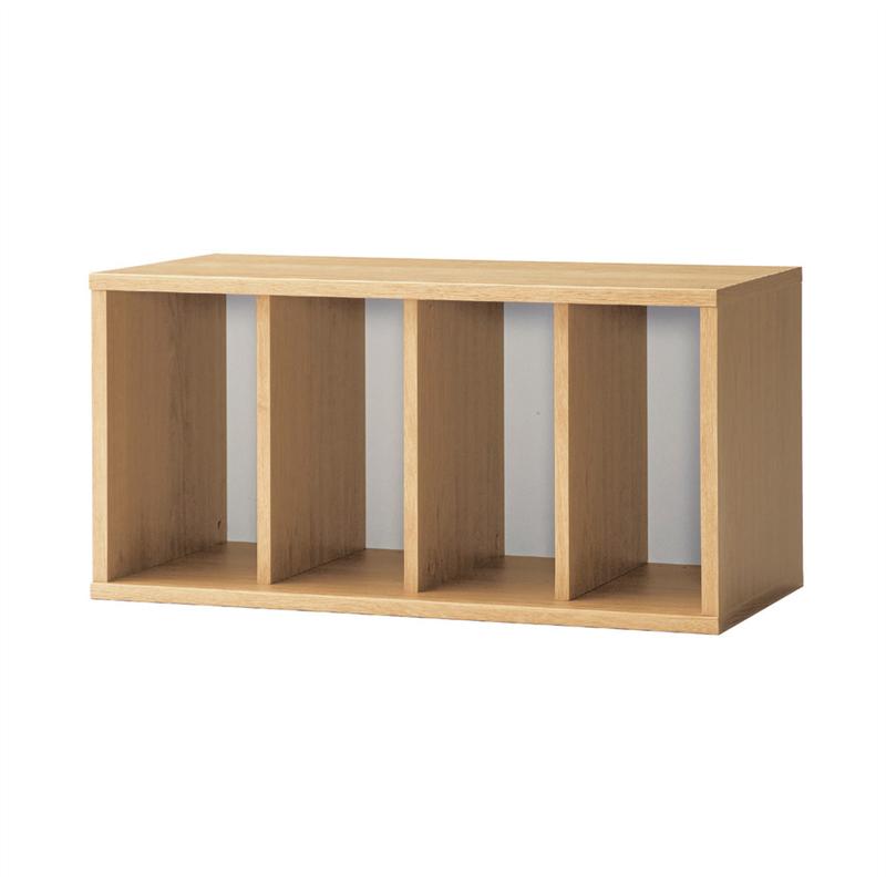 【10%OFF! 9/3 20:00-9/11 1:59】ユニットシェルフ ◆ Eタイプ・ディスプレイラック／Fタイプ・マガジンラック 幅80cm 高さ40cm 