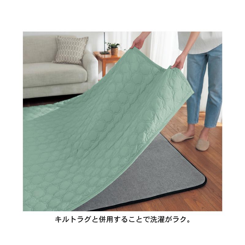 ＜ベビー対応・防水タイプ＞お手入れ簡単なラグの下に敷くアンダーラグ 「 約175×225 」(cm)