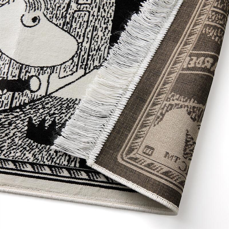 ベルギー製　ミニラグ「ムーミン」 | ファブリック ラグ ラグマット マット カーペット じゅうたん 絨毯 エリアラグ 新生活