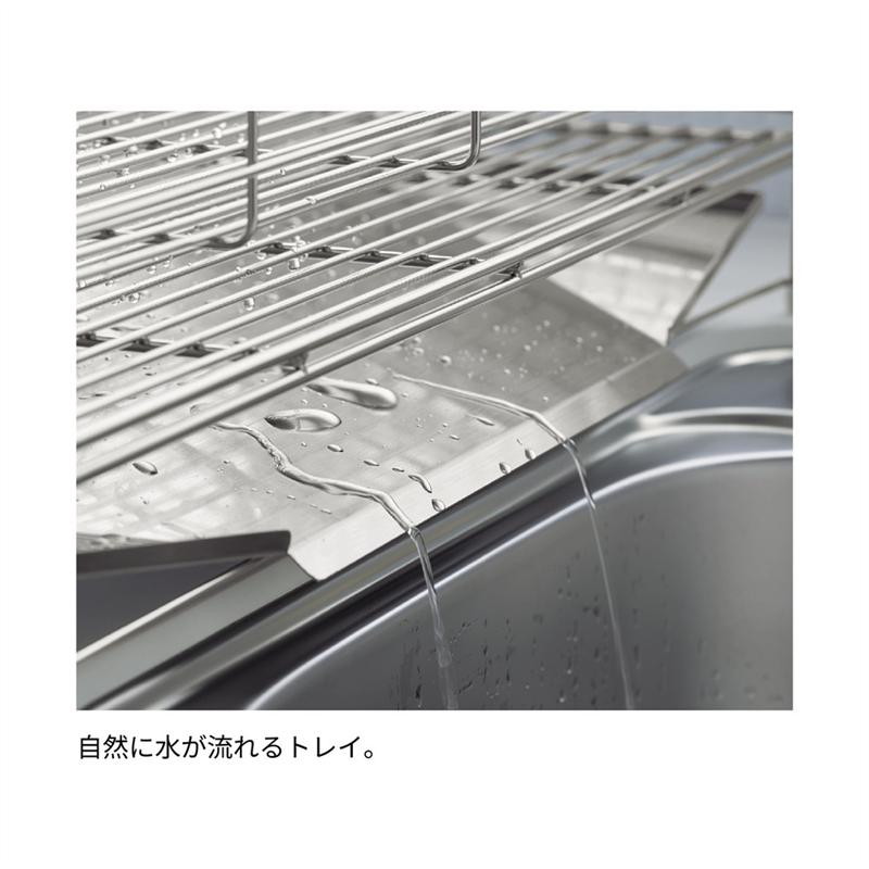 スペースが広がる伸縮網付きステンレス水切りかご | 57cm | キッチン用品 台所用品 水まわり用品 キッチン 台所 水きり みずきり 水切りカゴ 水切りかご 新生活