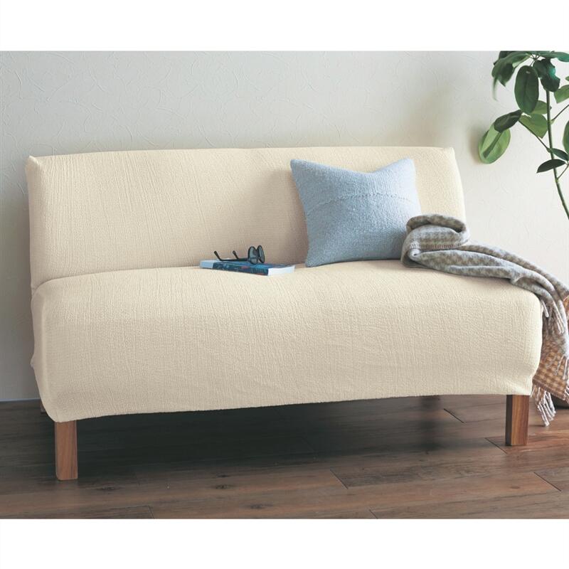 【店内ほぼ全品P10倍!~11/27(木) 01:59】ペットの毛が目立ちにくい 撥水 抗菌 防臭 ソファーカバー | 2人掛け用・肘掛けなし | ファブリック ソファカバー カバーリング カバー ソファーカバー safaカバー カバー類 新生活 アイボリー ベージュ グレー