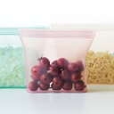 ベルメゾン 電子レンジ・食洗機使用可のシリコーンゴム製保存容器「Zip Top」◆ ディッシュ・S バッグ・M ◆ ◇ キッチン用品 食品保存 台所用品 保存容器 保存袋 調味料入れ 新生活 シリコン 保存 作り置き 調理 料理 ホワイト ラベンダー ティール ◇