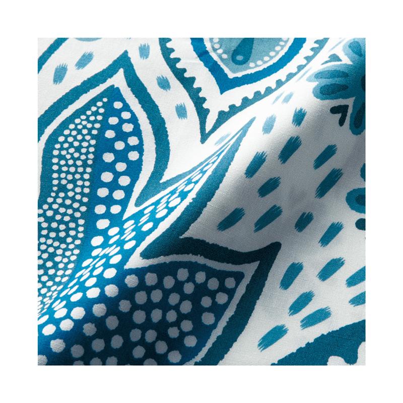 ガーブカーサ/GARBCASA 北欧デザインの綿素材を使った布団カバーセット 「 ブルー マルチ 」◆ ダブル ◆