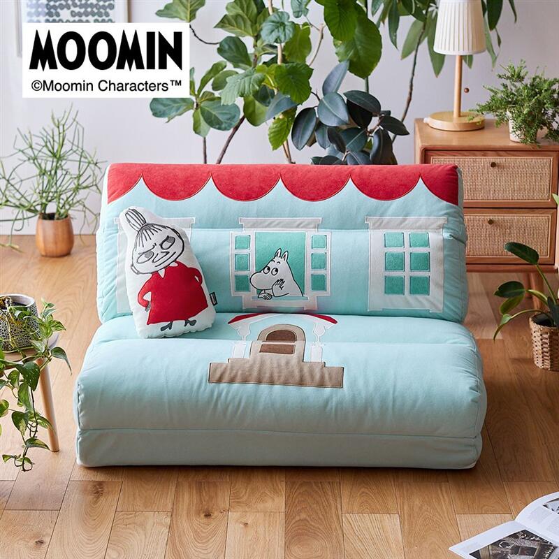 ベルメゾンの【店内ほぼ全品P10倍!~11/27(木) 01:59】モチーフ型クッション付き4WAYソファーベッド | 家具 インテリア ファニチャー ソファ ソファー sofa リビング 新生活(ソファ)