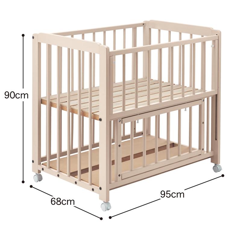 ベルメゾン『低ホルマリンのミニ多機能ベビーベッド』