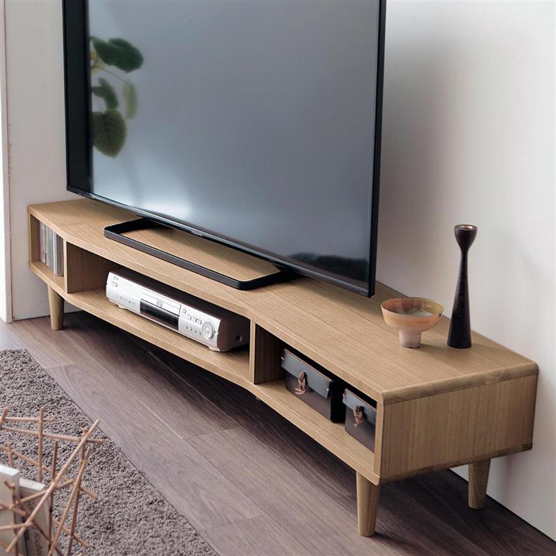 ベルメゾン 天然木の変形コーナーテレビボード ◆ 幅150cm ◆ ◇ 家具 ファニチャー リビング テレビ台 テレビボード TV台 新生活 ◇