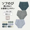【10日限定★抽選で最大300%ポイントバック!※要エントリー】3枚セット 男の子 ソフのび ブリーフ ◆90-130◆ ◇ 子供肌着 子ども 子供 ベビー キ...