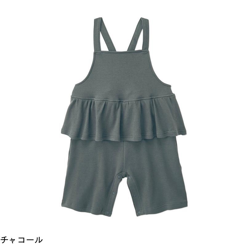 【ベルメゾン】 ベビー服 ふんわりフリル サロペット ◆ 80 90 100 ◆◇ ベビー 服 ベビー つなぎ 女の子 おでかけ ズボン ◇