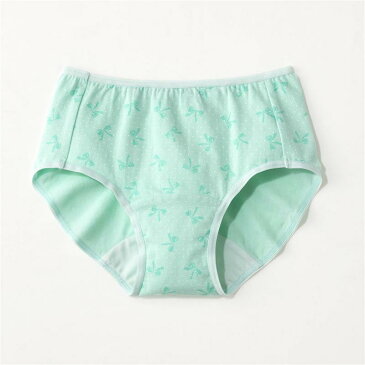 【ベルメゾン】 ジュニア ティーン 大ポケット付き 綿混 サニタリー ショーツ 「ミント」 ◆ 140 150 160 165 ◆◇ 子供服 子供 服 小学校 中学校 通学 登校 小学校 ガールズ 女の子 子供用 肌着 下着 サニタリーショーツ 生理用品