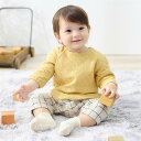 【ポイント5倍! 9/16 09:59迄】★人気商品★ あったか ニットキルト レイヤード風 長袖 前開き カエル ロンパース ◆ 60 ◆ ◇春 秋 冬 暖かい 男女兼用 脚カエル型 ベビー ベビー服 男の子 女の子カバーオール ショートオール お出かけ ベルメゾン