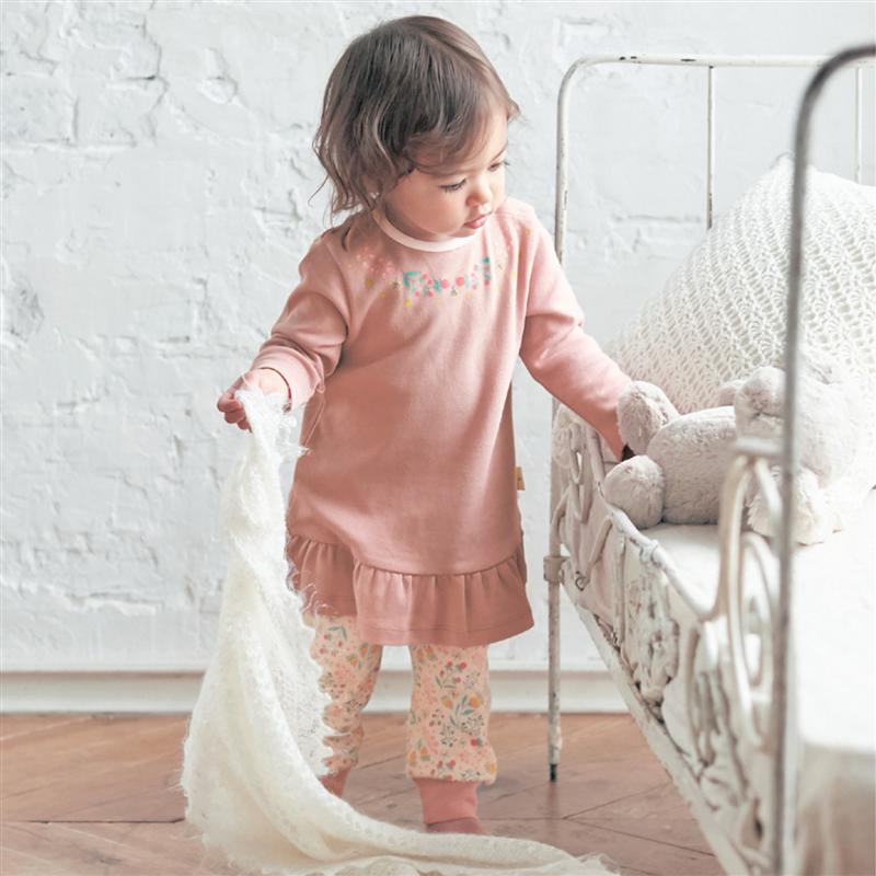 【ベルメゾン】 子供服 ミニラボ mini labo スムース腹巻き付きパジャマ ◆ 80-110 ◇ 子ども 子供 キッズ KIDS キッズ服 肌着 下着 インナー パジャマ ルームウェア 室内着 ◇のサムネイル