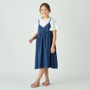 【ポイント10倍! 9/11 09:59迄】べルメゾン リボン ビスチェ風 キャミワンピース ◆ 140-160 ◆ ◇ ジュニア ティーン 子ども 子供 キッズ KIDS 子ども服 キッズ服 服 ワンピース ワンピ 女の子 ガールズ 女児 かわいい 可愛い おしゃれ 通学 小学生 中学生