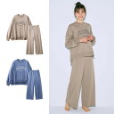 ジュニア ミニ裏毛 プルオーバー & ガウチョパンツ 長袖 パジャマ ◆ 140-160 ◆ ◇ 春 秋 女の子 ティーンズ ガールズ 子ども 子供 キッズ こ...