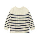 【ベルメゾン】 子供服 ジータ GITA オーバーサイズ パネルボーダー 長袖 Tシャツ ◆ 140-160 ◆ ◇ 子ども 子供 キッズ KIDS 子ども服 キッズ服 服 トップス Tシャツ カットソー通園 通学 小学校 保育園