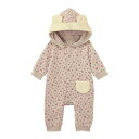 【ポイント5倍! 9/16 09:59迄】\売れてます/ 耳がかわいい! あったか ニットキルト 前開き カバーオール ◆ 90 ◆◇ 長袖 春 秋 冬 男女兼用 男の子 女の子 ベビー ベビー服 暖かい つなぎ おしゃれ かわいい アニマル ハロウィン イベント 衣装 ベルメゾン