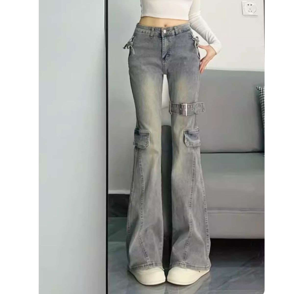 楽天市場】フレアパンツ デニム（テイスト（ファッション）ギャル）の通販