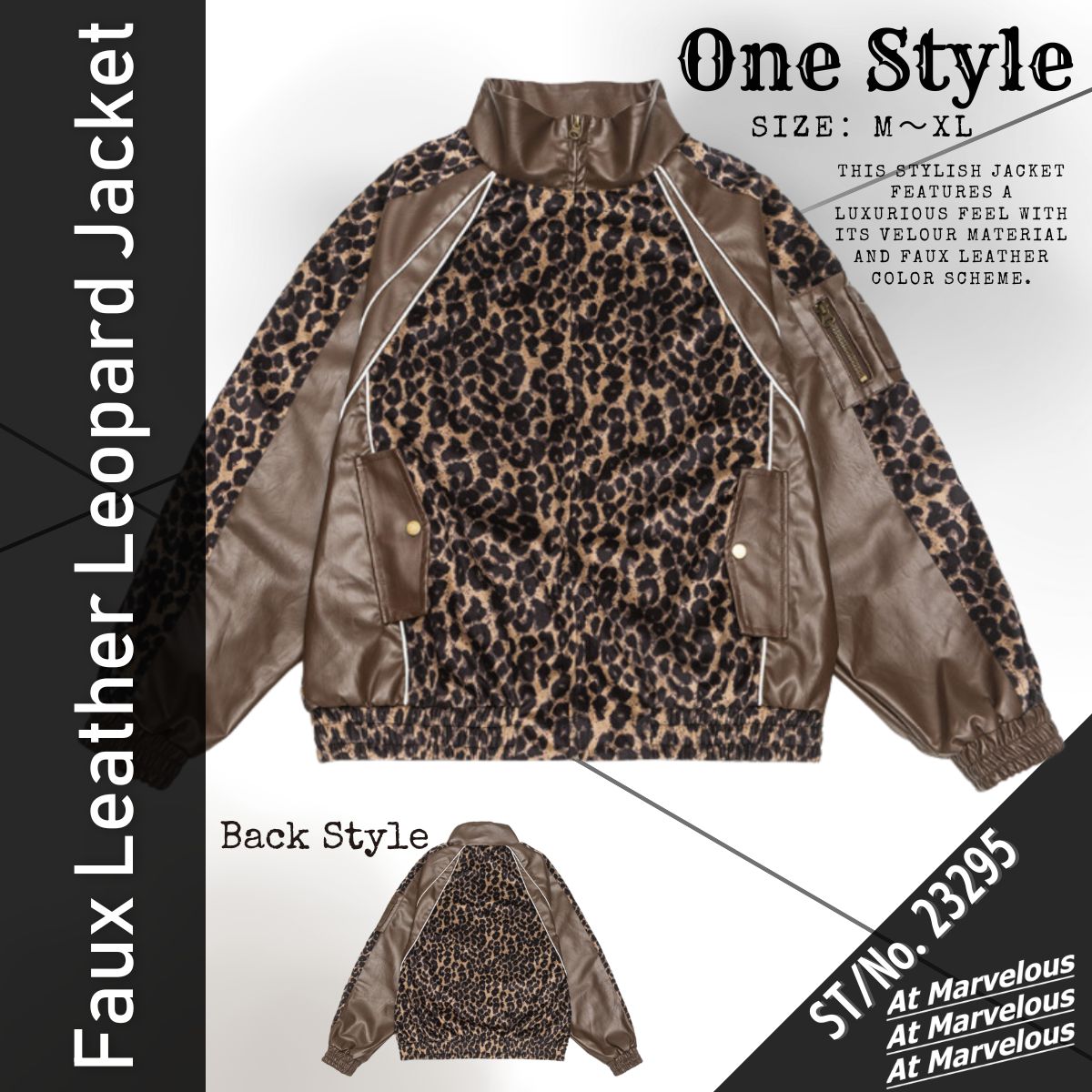 ジャケット ライダース ブルゾン アウター フェイクレザー 秋冬 メンズ 韓国ファッション MA-1 レオパード 豹 ひょう 高級感 おしゃれ ペア