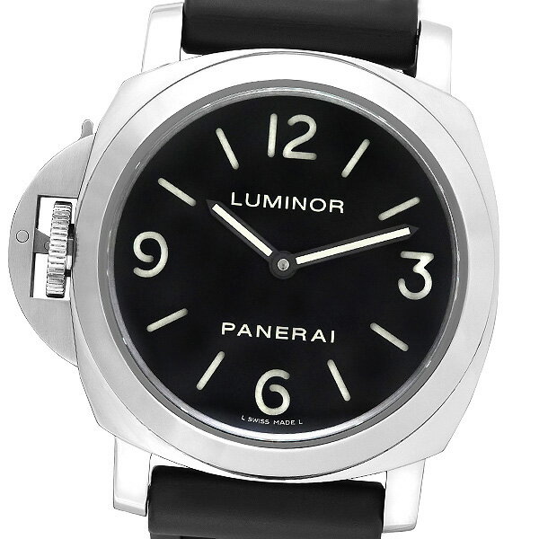 【美品】【箱・保証書付】PANERAI パネライ ルミノールベース レフトハンド PAM00219  ...