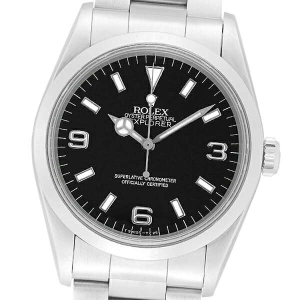 【美品】【トリチウム】【箱・保証書付】ROLEX ロレックス エクスプローラー 14270 U番【中古】