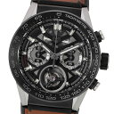 【箱・保証書付】TAG HEUER タグ・ホイヤー カレラ ホイヤー 02T フライング トゥールビヨン CAR5A8Y.FT6072【中古】