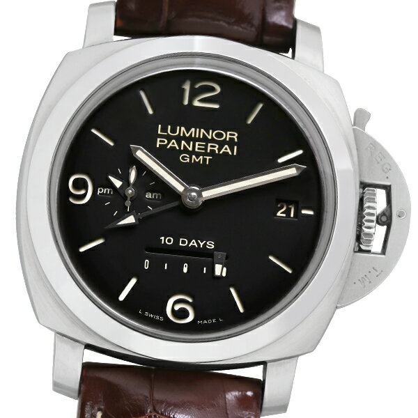 【箱・保証書付き】PANERAI パネライ ルミノール 1950 10デイズ GMT PAM0027 ...