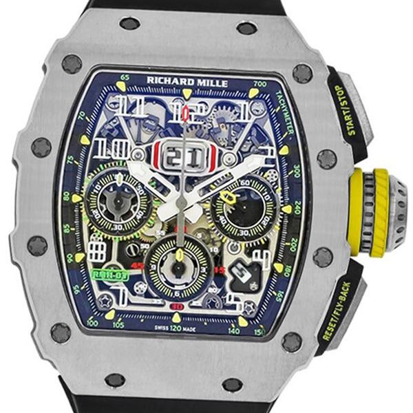 RICHARD MILLE リシャールミル オートマチック フライバッククロノグラフ デュアルタイム RM11-03 Ti 【新品】