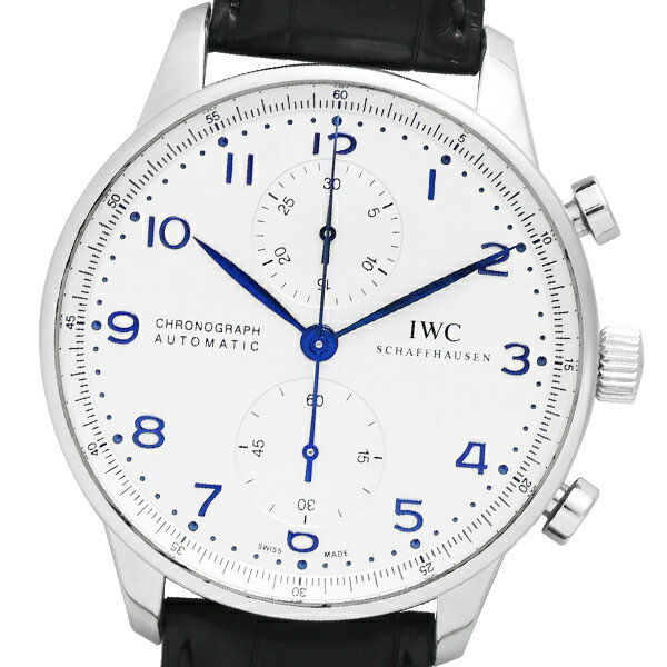 IWC ポルトギーゼ クロノグラフ IW371446 国際限定保証(2017年9月18日記載)【腕時 ...