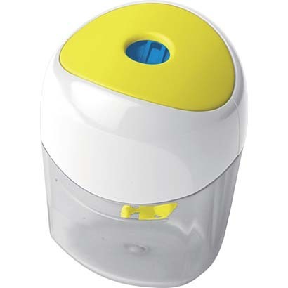 【メール便不可】ソニック　ラチェッタワン　ハンディ鉛筆削り　SK-8810-Y　イエロー（黄）　SK8810