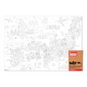 NuRIEori(ヌーリエオリ)折りタイプ NIPPON PON!! 日本地図【NU-F102】1枚入り 塗り絵サイズ:W1,189mm×H841mm 大きなぬ...