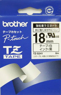 ( e[v 18mm)@s[^b`pS~l[ge[v TZe-S241 e[vJZbg uU[ brother P-TOUCH y[֕sizTZ-S241pe[v