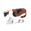 ふわふわ表紙の動物型メモ ANIMAL memo アニマルメモ ネコ 猫 18120 140枚 サイズ約100×60mm グレーの罫線入り 表紙と裏表紙に小型磁...