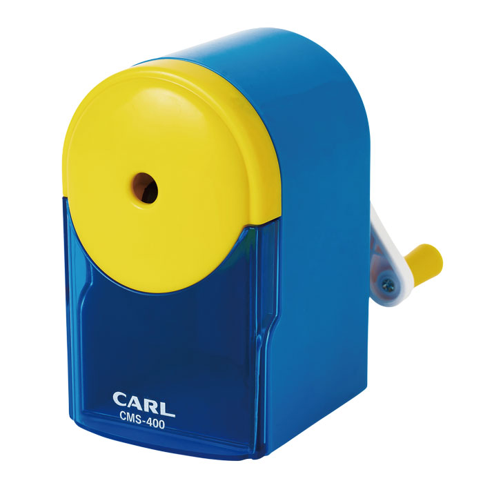 カール/CARL 手動鉛筆削り フラッグル ブルー【CMS-400-B】機能性能充実鉛筆削り「...