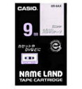 カシオ ネームランドテープカートリッジ9mm XR-9AX（XR9AX） シーンや用途を選ばず使える、汎用性の高いテープ NAME LAND TAPE CARTRIDGE  CASIO