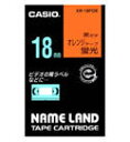 カシオ ネームランドテープカートリッジ18mm XR-18FOE（XR18FOE） カラーやデザインを楽しめるテープ NAME LAND TAPE CARTRIDGE  CASIO