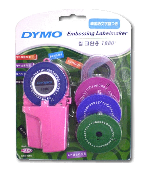 ◎ダイモ/DYMO　ラベルテープライター　M1880SK　ハングル語・英数字　DM1880SK