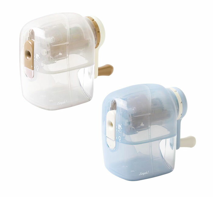 手動鉛筆削り トガリターン TOGA RETURN 【LV-7633】全2色(I アイボリー / B ブルー)動くしくみが見える半透明ボディ ムダ削り防止 トガ...