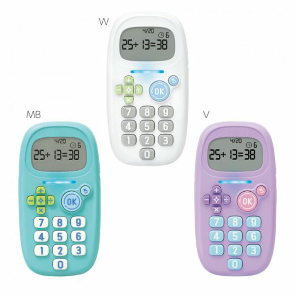 ピコトレ 暗算ドリル 四則計算用 1日5分で脳をそだてる【GS-1139】全3色 単4乾電池3本使用(別売) 本体サイズ:72×136×25mm 小学1〜4年レ...