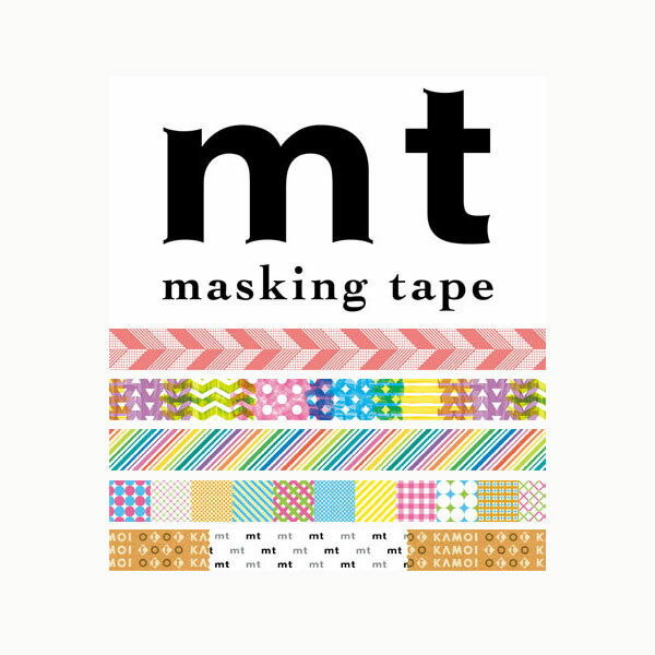 カモ井加工紙 mt マスキングテープ DECO(デコ)シリーズ 柄 mt 15mm×7m 【MT01D】単品 バラ売り (MT01D575/MT01D576/M...