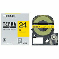 キングジム「テプラ」PRO用 テプラテープ SC24Y パステル黄ラベル 黒文字 幅24mm 長さ8m カラーラベル 「テプラ」PROテープカートリッジ KING JIM TEPRA キングジム「テプラ」PRO用 テプラテープ SC24Y パステル黄ラベル 黒文字 幅24mm 長さ8m カラーラベル 「テプラ」PROテープカートリッジ KING JIM TEPRA