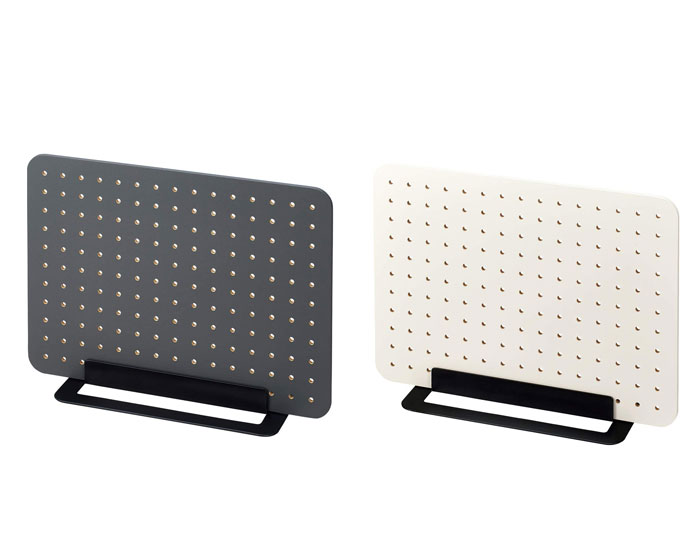 ペグボード「ペギー」ABOUT PEGGY【PG400】全2色(チャコールブラック/オフホワイト)ボード × 1とフック × 8のセットです(セット内容:ペグボ...